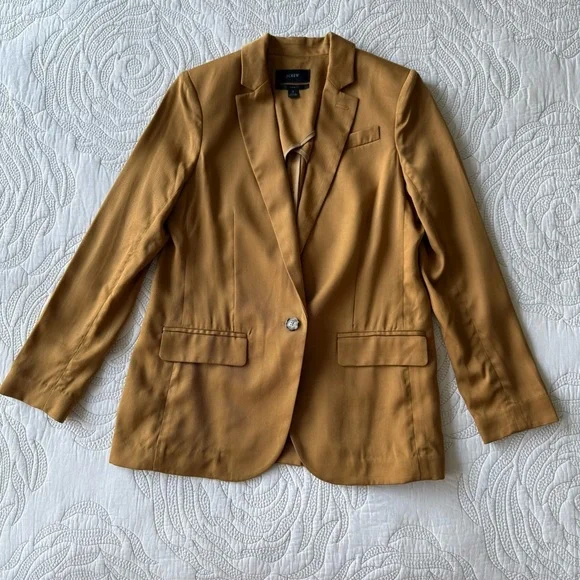 J. Crew - Alfie Blazer in Gramercy Twill - Light Cappuccino